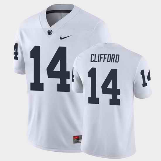 Men Penn State Nittany Lions Sean Clifford College Football White Game Jersey